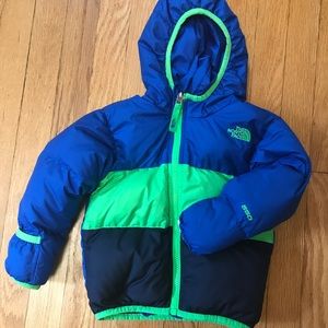 North Face 550 reversible down jacket
